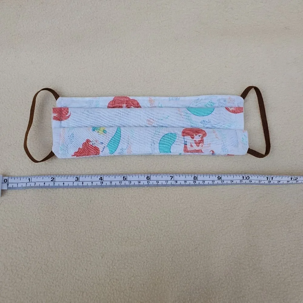 Handmade Disney Little Mermaid adult face mask